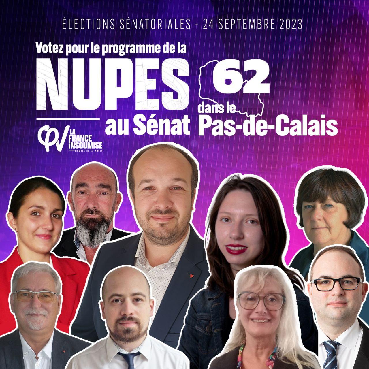 Votez pour le programme de la NUPES au Sénat